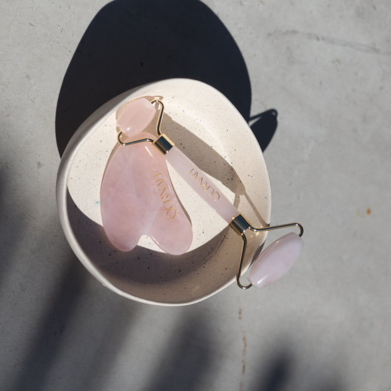 Q Rose Quartz Gua Sha