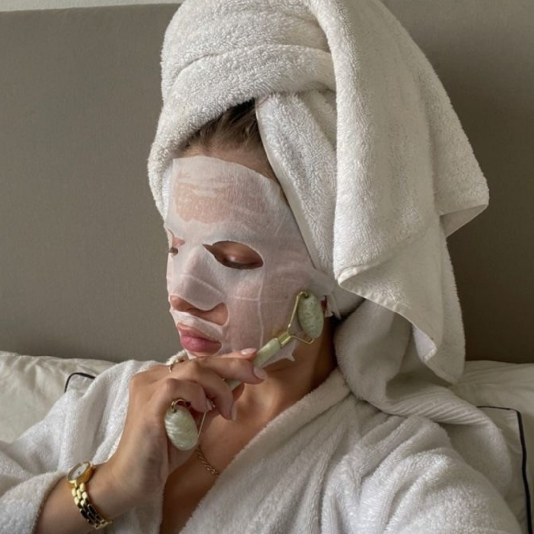 Q Green Quartz Jade Roller