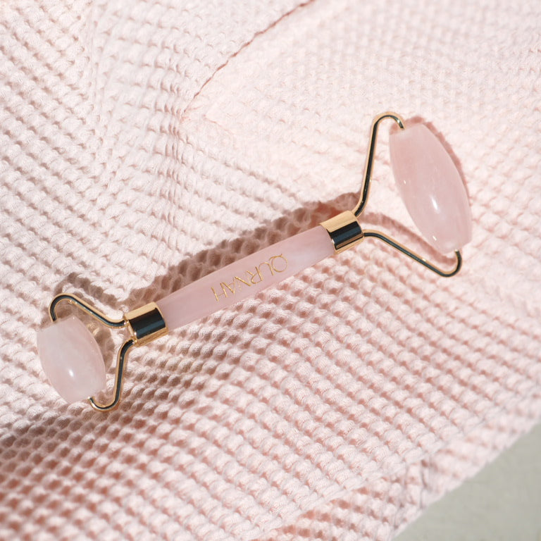 Q Rose Quartz Jade Roller