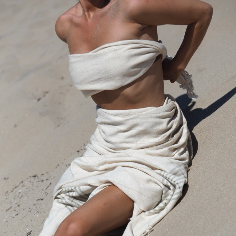 Marmari Peshtemal | Khaki