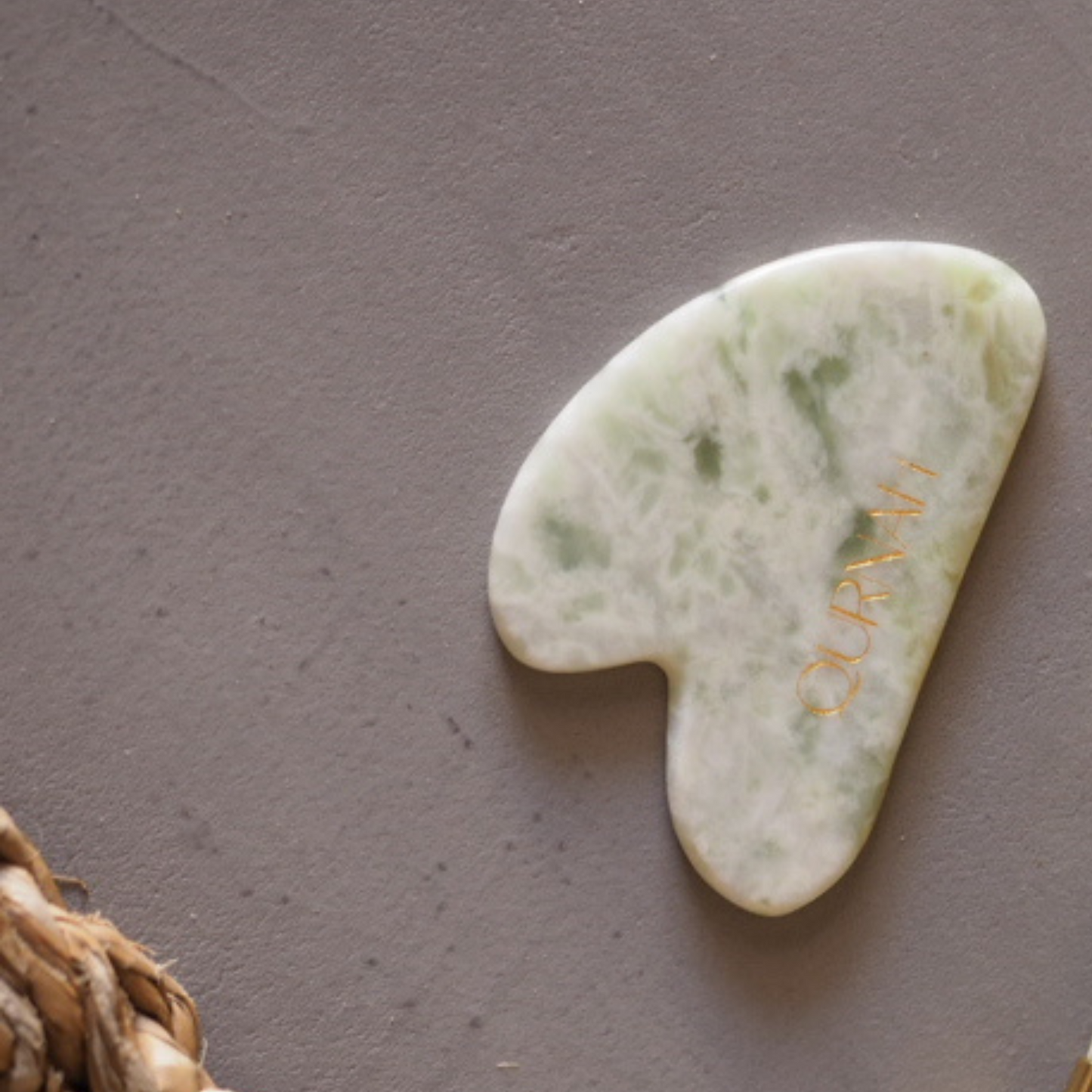 Q Green Quartz Gua Sha